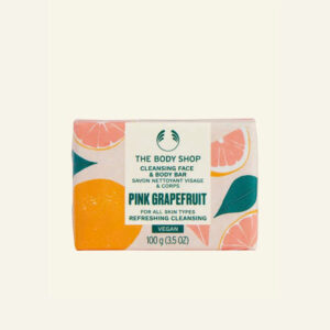 Xà Phòng Tắm Cho Mặt & Cơ Thể Pink Grapefruit Cleansing Face & Body Bar 100G
